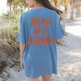 School Teachers Day The Life Of A Teacher Teaching Women's Comfort Colors T-Shirt Back Print Blue Jean School Teachers Day The Life Of A Teacher Teaching Women's Comfort Colors T-Shirt Back Print Blue Jean