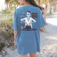 Science Teacher Halloween Skeleton Scientist Chemistry Women's Comfort Colors T-Shirt Back Print Blue Jean Science Teacher Halloween Skeleton Scientist Chemistry Women's Comfort Colors T-Shirt Back Print Blue Jean