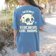 Science Teachers Love Brains Teachers Halloween Women's Comfort Colors T-Shirt Back Print Blue Jean Science Teachers Love Brains Teachers Halloween Women's Comfort Colors T-Shirt Back Print Blue Jean