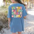 In My Second Grade Era Girl Back To School 2nd Grade Teacher Women's Comfort Colors T-Shirt Back Print Blue Jean In My Second Grade Era Girl Back To School 2nd Grade Teacher Women's Comfort Colors T-Shirt Back Print Blue Jean