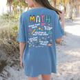 Show Your Work Math Teacher First Day Back To School Women's Comfort Colors T-Shirt Back Print Blue Jean Show Your Work Math Teacher First Day Back To School Women's Comfort Colors T-Shirt Back Print Blue Jean