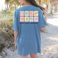 Basic Sign Language Speech Pathology Aac Sped Teacher Women's Comfort Colors T-Shirt Back Print Blue Jean Basic Sign Language Speech Pathology Aac Sped Teacher Women's Comfort Colors T-Shirt Back Print Blue Jean
