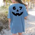 Six Seven Halloween Costume For Students Teachers 6 7 Women's Comfort Colors T-Shirt Back Print Blue Jean Six Seven Halloween Costume For Students Teachers 6 7 Women's Comfort Colors T-Shirt Back Print Blue Jean