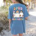 SPED Boo Crew Halloween Floral Ghost Special Ed SPED Teacher For Men Women Kids Women's Comfort Colors T-Shirt Back Print Blue Jean SPED Boo Crew Halloween Floral Ghost Special Ed SPED Teacher For Men Women Kids Women's Comfort Colors T-Shirt Back Print Blue Jean