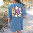 SPED Teacher Halloween Spooky Special Education Team Men Women Kids Women's Comfort Colors T-Shirt Back Print Blue Jean SPED Teacher Halloween Spooky Special Education Team Men Women Kids Women's Comfort Colors T-Shirt Back Print Blue Jean