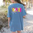 Spooky Halloween Teacher Para Counselor SPED Preppy Boo Kids Women's Comfort Colors T-Shirt Back Print Blue Jean Spooky Halloween Teacher Para Counselor SPED Preppy Boo Kids Women's Comfort Colors T-Shirt Back Print Blue Jean