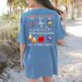 Spooky Syllables Halloween Teacher Student Education Women's Comfort Colors T-Shirt Back Print Blue Jean Spooky Syllables Halloween Teacher Student Education Women's Comfort Colors T-Shirt Back Print Blue Jean