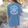 Spread Kindness Like Snowflakes Christmas Teacher Unity Day Women's Comfort Colors T-Shirt Back Print Blue Jean Spread Kindness Like Snowflakes Christmas Teacher Unity Day Women's Comfort Colors T-Shirt Back Print Blue Jean