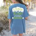 I Teach The Cutest Little Monsters Halloween Teacher Spooky Women's Comfort Colors T-Shirt Back Print Blue Jean I Teach The Cutest Little Monsters Halloween Teacher Spooky Women's Comfort Colors T-Shirt Back Print Blue Jean