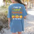 I Teach The Cutest Pumpkins Halloween Teacher Women's Comfort Colors T-Shirt Back Print Blue Jean I Teach The Cutest Pumpkins Halloween Teacher Women's Comfort Colors T-Shirt Back Print Blue Jean