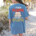 I Teach Reading Because Math Teachers Need Heroes Too Men Women Women's Comfort Colors T-Shirt Back Print Blue Jean I Teach Reading Because Math Teachers Need Heroes Too Men Women Women's Comfort Colors T-Shirt Back Print Blue Jean