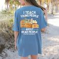 I Teach Young People About Dead People History Teachers Women's Comfort Colors T-Shirt Back Print Blue Jean I Teach Young People About Dead People History Teachers Women's Comfort Colors T-Shirt Back Print Blue Jean