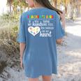 Teacher Aide Appreciation Cute Heart Tee For Women Women's Comfort Colors T-Shirt Back Print Blue Jean Teacher Aide Appreciation Cute Heart Tee For Women Women's Comfort Colors T-Shirt Back Print Blue Jean