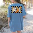 Teacher Appreciation Boho Floral Leopard Checkered Women's Comfort Colors T-Shirt Back Print Blue Jean Teacher Appreciation Boho Floral Leopard Checkered Women's Comfort Colors T-Shirt Back Print Blue Jean