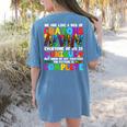 Teacher We Are Like A Box Of Crayons Back To School Women's Comfort Colors T-Shirt Back Print Blue Jean Teacher We Are Like A Box Of Crayons Back To School Women's Comfort Colors T-Shirt Back Print Blue Jean