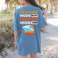Teacher Cruise Shirt Cruise Mode Men Women Women's Comfort Colors T-Shirt Back Print Blue Jean Teacher Cruise Shirt Cruise Mode Men Women Women's Comfort Colors T-Shirt Back Print Blue Jean