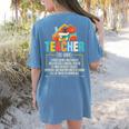 Teacher Definition Teaching School Teacher Men Women Women's Comfort Colors T-Shirt Back Print Blue Jean Teacher Definition Teaching School Teacher Men Women Women's Comfort Colors T-Shirt Back Print Blue Jean