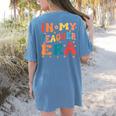 In My Teacher Era First Day Of School Back To School Retro Women's Comfort Colors T-Shirt Back Print Blue Jean In My Teacher Era First Day Of School Back To School Retro Women's Comfort Colors T-Shirt Back Print Blue Jean