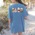 Teacher Fuel Coffee Teacher Mug Latte Iced Coffee Fall Women's Comfort Colors T-Shirt Back Print Blue Jean Teacher Fuel Coffee Teacher Mug Latte Iced Coffee Fall Women's Comfort Colors T-Shirt Back Print Blue Jean
