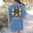 Teacher Life Teach Love Inspire Pencils Inspirational Women Women's Comfort Colors T-Shirt Back Print Blue Jean Teacher Life Teach Love Inspire Pencils Inspirational Women Women's Comfort Colors T-Shirt Back Print Blue Jean