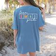 Team First Grade Back To School 1st Grade Teacher Kids Cute Women's Comfort Colors T-Shirt Back Print Blue Jean