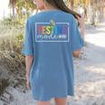 Testing Mode On Testing Day Motivational Teacher Kids Women's Comfort Colors T-Shirt Back Print Blue Jean Testing Mode On Testing Day Motivational Teacher Kids Women's Comfort Colors T-Shirt Back Print Blue Jean