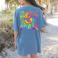 Tie Dye 5th Grade Typography Team Fifth Grade Teacher For Men Women Girls Kids Women's Comfort Colors T-Shirt Back Print Blue Jean Tie Dye 5th Grade Typography Team Fifth Grade Teacher For Men Women Girls Kids Women's Comfort Colors T-Shirt Back Print Blue Jean