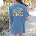 TK Team Appreciation Week Teacher Back To School Women's Comfort Colors T-Shirt Back Print Blue Jean TK Team Appreciation Week Teacher Back To School Women's Comfort Colors T-Shirt Back Print Blue Jean