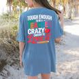 Tough Enough To Be A Teacher Crazy Enough To Love It Women's Comfort Colors T-Shirt Back Print Blue Jean Tough Enough To Be A Teacher Crazy Enough To Love It Women's Comfort Colors T-Shirt Back Print Blue Jean