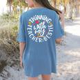 Twin Day For Spirit Week Teacher Bestie Matching Women's Comfort Colors T-Shirt Back Print Blue Jean Twin Day For Spirit Week Teacher Bestie Matching Women's Comfort Colors T-Shirt Back Print Blue Jean