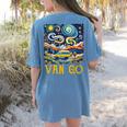 Van Go Vanlife Accessories Artist Art Teacher Women's Comfort Colors T-Shirt Back Print Blue Jean Van Go Vanlife Accessories Artist Art Teacher Women's Comfort Colors T-Shirt Back Print Blue Jean