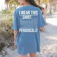I Wear This Shirt Periodically Chemistry Science Teacher For Men Women Girls Kids Women's Comfort Colors T-Shirt Back Print Blue Jean I Wear This Shirt Periodically Chemistry Science Teacher For Men Women Girls Kids Women's Comfort Colors T-Shirt Back Print Blue Jean
