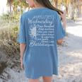 Wellness Wednesday Nurse Counselor Teacher Quotes Women's Comfort Colors T-Shirt Back Print Blue Jean Wellness Wednesday Nurse Counselor Teacher Quotes Women's Comfort Colors T-Shirt Back Print Blue Jean