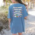 In A World Where You Can Be Anything Be Kind Girls Teachers Women's Comfort Colors T-Shirt Back Print Blue Jean In A World Where You Can Be Anything Be Kind Girls Teachers Women's Comfort Colors T-Shirt Back Print Blue Jean