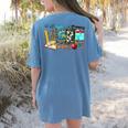 Y'All Gonna LEARN Today Back To School Teacher Appreciation Women's Comfort Colors T-Shirt Back Print Blue Jean Y'All Gonna LEARN Today Back To School Teacher Appreciation Women's Comfort Colors T-Shirt Back Print Blue Jean
