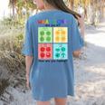 What Zone Are You In How Are You Feeling Teacher Women's Comfort Colors T-Shirt Back Print Blue Jean What Zone Are You In How Are You Feeling Teacher Women's Comfort Colors T-Shirt Back Print Blue Jean