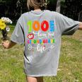 100 Days Of Living That 2nd Grade Life Boy Girl Teacher Women's Comfort Colors T-Shirt Back Print Grey 100 Days Of Living That 2nd Grade Life Boy Girl Teacher Women's Comfort Colors T-Shirt Back Print Grey