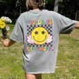 100th Day Of School Teacher Kids 100 Days Of School Women's Comfort Colors T-Shirt Back Print Grey 100th Day Of School Teacher Kids 100 Days Of School Women's Comfort Colors T-Shirt Back Print Grey