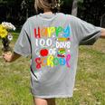 100th Day Of School Teachers Kids Girls Child Happy 100 Days Women's Comfort Colors T-Shirt Back Print Grey 100th Day Of School Teachers Kids Girls Child Happy 100 Days Women's Comfort Colors T-Shirt Back Print Grey
