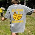 1st Grade Is Bananas Teacher Teaching Back To School Women's Comfort Colors T-Shirt Back Print Grey 1st Grade Is Bananas Teacher Teaching Back To School Women's Comfort Colors T-Shirt Back Print Grey