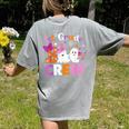 1st Grade Boo Crew First Grade Halloween Costume Teacher Kid Women's Comfort Colors T-Shirt Back Print Grey 1st Grade Boo Crew First Grade Halloween Costume Teacher Kid Women's Comfort Colors T-Shirt Back Print Grey