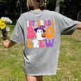 1st Grade Boo Crew Halloween First Grade Halloween Teacher Women's Comfort Colors T-Shirt Back Print Grey 1st Grade Boo Crew Halloween First Grade Halloween Teacher Women's Comfort Colors T-Shirt Back Print Grey