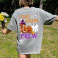 1st Grade Boo Crew Teacher Student Halloween Costume Women's Comfort Colors T-Shirt Back Print Grey 1st Grade Boo Crew Teacher Student Halloween Costume Women's Comfort Colors T-Shirt Back Print Grey