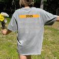 2025 Calendar For Planners Teachers Offices Months Women's Comfort Colors T-Shirt Back Print Grey