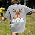 2nd Grade Teacher Christmas Second Grade Squad Reindeer Xmas For Men Women Kids Women's Comfort Colors T-Shirt Back Print Grey 2nd Grade Teacher Christmas Second Grade Squad Reindeer Xmas For Men Women Kids Women's Comfort Colors T-Shirt Back Print Grey