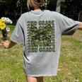 2nd Grade Teacher Student Camo Bow Back To School Women's Comfort Colors T-Shirt Back Print Grey 2nd Grade Teacher Student Camo Bow Back To School Women's Comfort Colors T-Shirt Back Print Grey