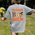 4th Grade Boo Crew Teacher Student Halloween Women's Comfort Colors T-Shirt Back Print Grey 4th Grade Boo Crew Teacher Student Halloween Women's Comfort Colors T-Shirt Back Print Grey