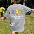 4th Grade Rocks ABCD Back To School Rock Teachers Women's Comfort Colors T-Shirt Back Print Grey 4th Grade Rocks ABCD Back To School Rock Teachers Women's Comfort Colors T-Shirt Back Print Grey