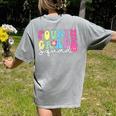 4th Grade Squad Fourth Teacher Student Team Back To School Women's Comfort Colors T-Shirt Back Print Grey 4th Grade Squad Fourth Teacher Student Team Back To School Women's Comfort Colors T-Shirt Back Print Grey