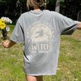 5th Grade Teacher By Day Witch By Night Halloween Women's Comfort Colors T-Shirt Back Print Grey 5th Grade Teacher By Day Witch By Night Halloween Women's Comfort Colors T-Shirt Back Print Grey